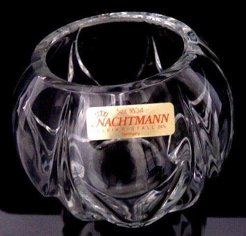 Vintage kugelvase nachtmann - kugelvase,