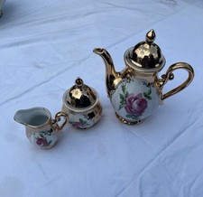 24 Karat Gold Bavaria Teekanne