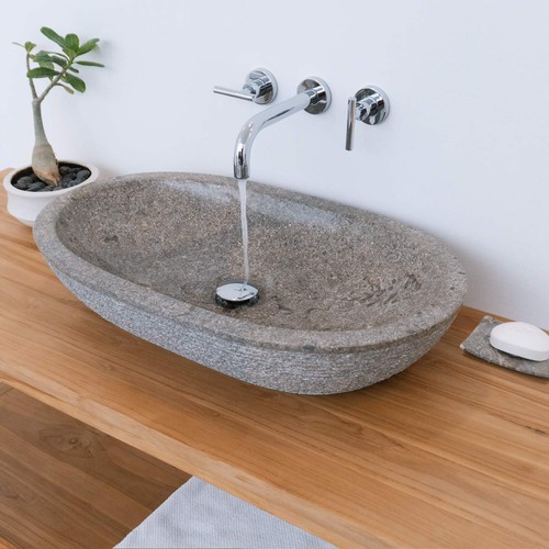 Marmor waschbecken mara - cm, marmor-waschbecken