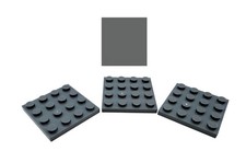 LEGO ® 3x plate 4x4 dark