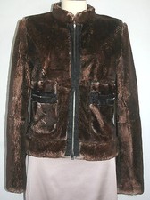 Pelzjacke 38 MARC CAIN geschorener Pelz Fell Jacke Lammfell?  Kaninchen? EDEL