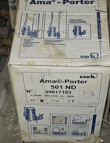 Ksb typ ama porter 501 - typ:,