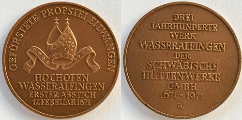Medaille 300 jahre - 300, werk