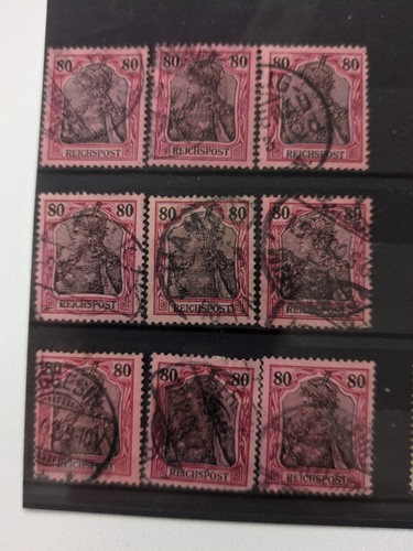 Gestempelt germania - 62,