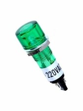 Glimmlampe grün 220V/230V 