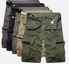 Sommer Herren Cargo Shorts Jeans Kurze Hose Sport Shorts Freizeit Bermudas Hosen