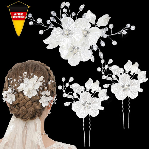 Brautschmuck haarspangen set - haarspangen,