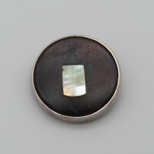 Jugendstil 925 silber brosche - silber,