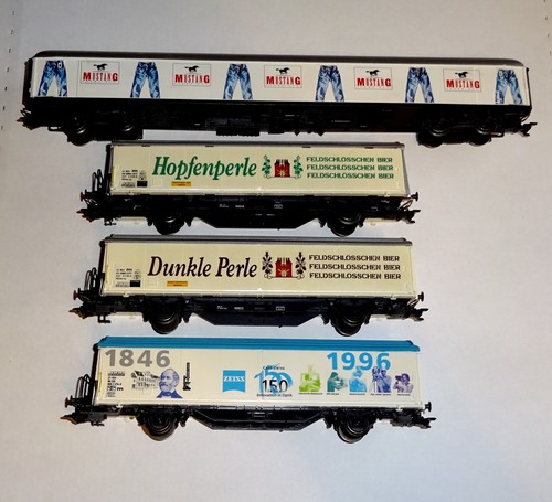 Märklin güterwagen - 4x,
