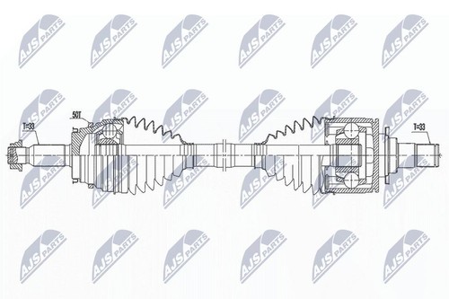 Original nty antriebswelle - nty,