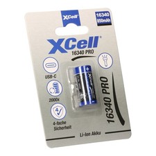 XCell CR123A 16340 Pro Li-Ion