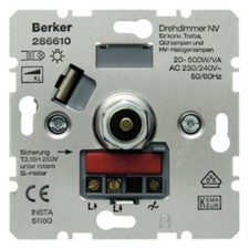 BERKER Drehdimmer 286610 20-500W Dreh-Dimmer-Einsatz 2866-10