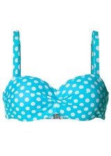 Bikini-Oberteil blau 36D Damen