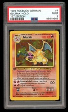 Glurak - Holo - #4 Base Set 1. Edition - Deutsch - PSA 9 MINT