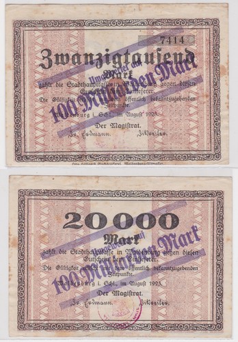 überdruck banknote inflation - Überdruck,