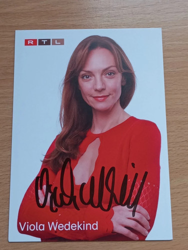 Viola wedekind autogramm aus - viola,