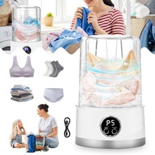 Mini Waschmaschine tragbar Reise Camping Unterwäsche Socken leise kompakt DE