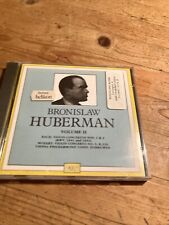 CD-Bronislaw Huberman--VOLUME II--Bach / Mozart--Pearl07363