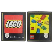 LEGO Schiebepuzzle Logo Minifigur Sliding Puzzle Werbung Vintage Spiel - RAR