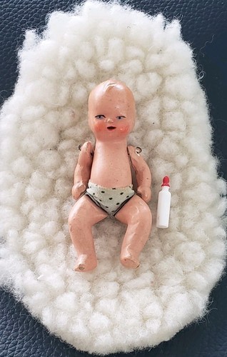 Baby massepuppe auf - massepuppe, fell