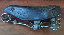 alter Ledersattel Herrenrad gefedert vintage leather saddle  Lohmann, Hammock ?