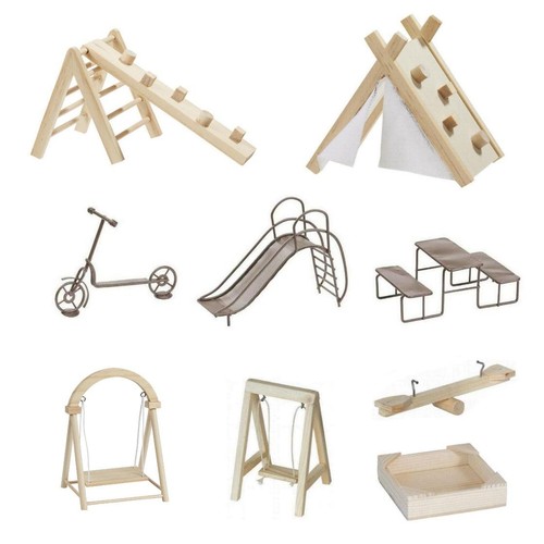 Miniatur spielplatz rutsche - spielplatz,