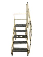 Stahl Podestleiter Podesttreppe Plattformtreppe Treppe Plattformleiter 49489