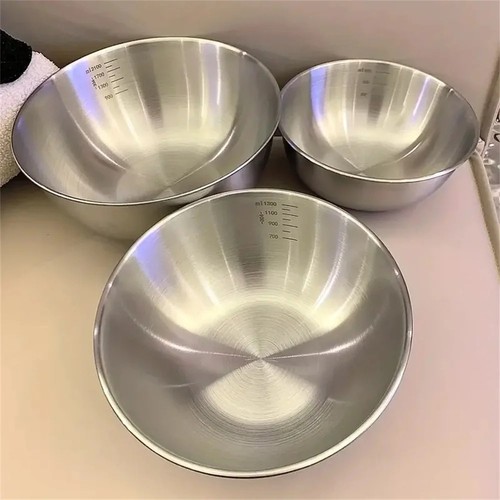 Edelstahl rührschüssel set - edelstahl,