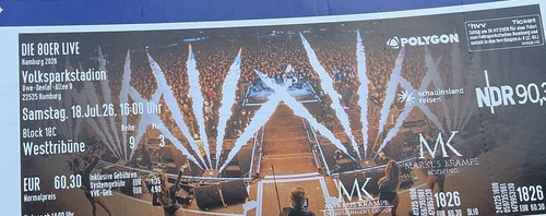 Die 80er live - die, ticket