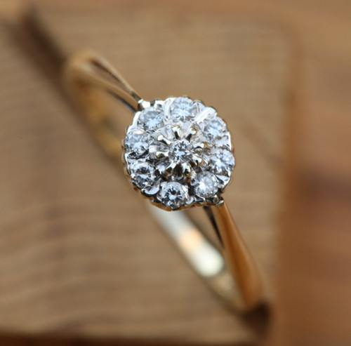 Ring massiv gelbgold - ring, kt
