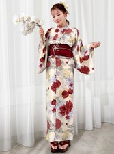 Grail blumenmuster yukata set - yukata,