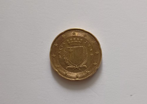 Malta cent 2008 mit f - 20,