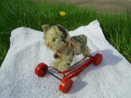 Große steiff katze tabby - steiff, auf