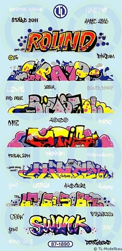 1890 decals graffiti - -,