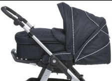 Teutonia Cosmo 13, dunkelblau, viel Zubehör, Kombi-Kinderwagen, fast neuwertig