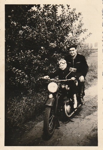 Vintage foto vater - vater, auf