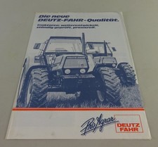 Prospekt / Broschüre Deutz -