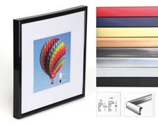 Bilderrahmen mit Klarglas quadratisch fotorahmen Kunststoff Posterrahmen Vintage