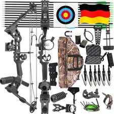 Compoundbogen Pfeile Set