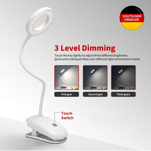 Led klemmleuchte dimmbar - led,