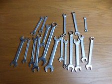 9057. Maulschlüssel, 9 Stück und 9 Wisent Maul - Ringschlüssel