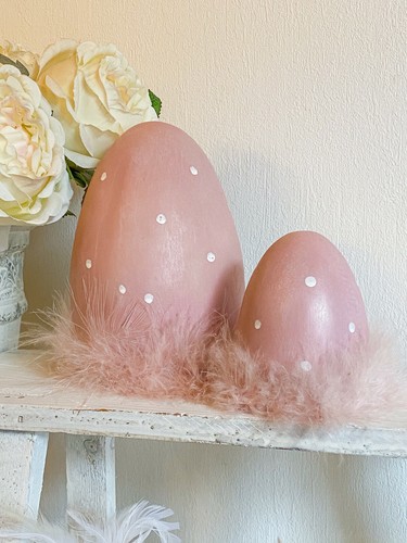 Exner osterei rosa gepunktet - osterei,