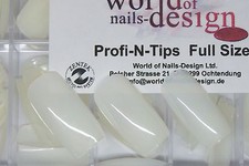 100 Press-On Nagel Tips Natur