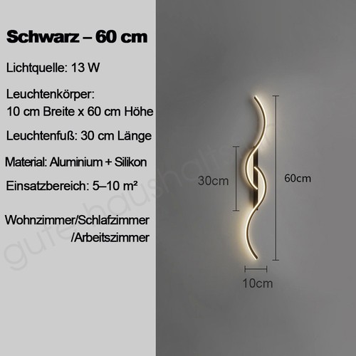 100cm led wandleuchte - 60-100cm,