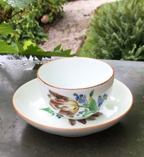 Meissen antike Tasse + Ut wunderschöne Malerei 1. Wahl Marcolini (1774-1814)
