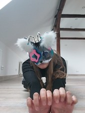 Wunderschöne Alien Artige Katzen Maske