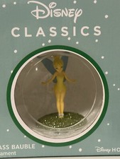 Disney tinker bell glas bauble - disney,