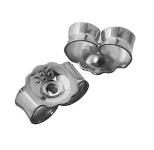 1Paar 585 Weiß oder Gelbgold