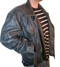 Lederjacke Vintage Herren XXL
