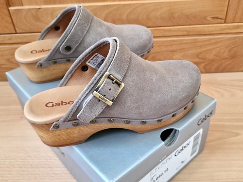 Gabor clocs wildleder beige - clocs, wildleder,